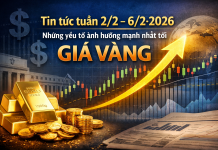 Tin tức tuần 2/2 – 6/2/2026: Những yếu tố ảnh hưởng mạnh nhất tới giá vàng